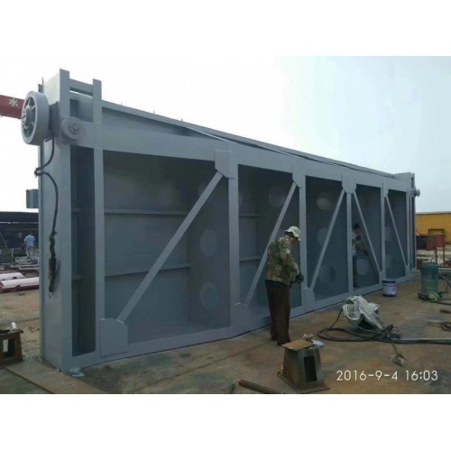 涵洞口3500×1500雙吊點(diǎn)鋼制閘門/鋼閘板