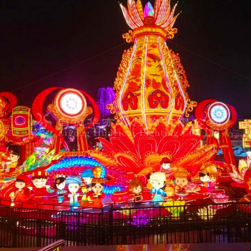 公園度假村景區(qū)國慶中秋節(jié)裝飾項目工程定制亮化方案策劃設(shè)計燈會