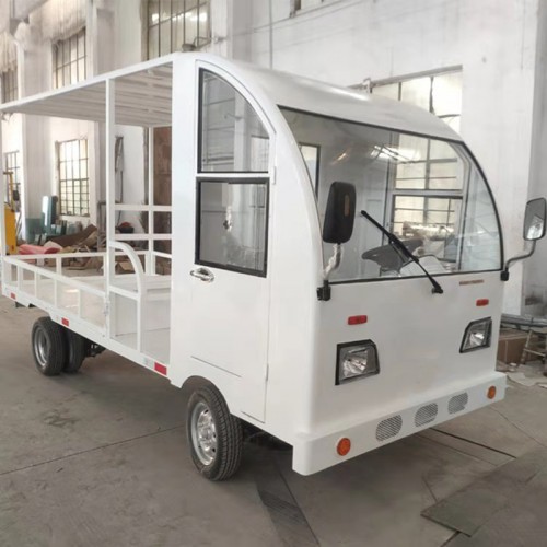 廠區(qū)搬運(yùn)車  電動平板車  工業(yè)電動拉貨車