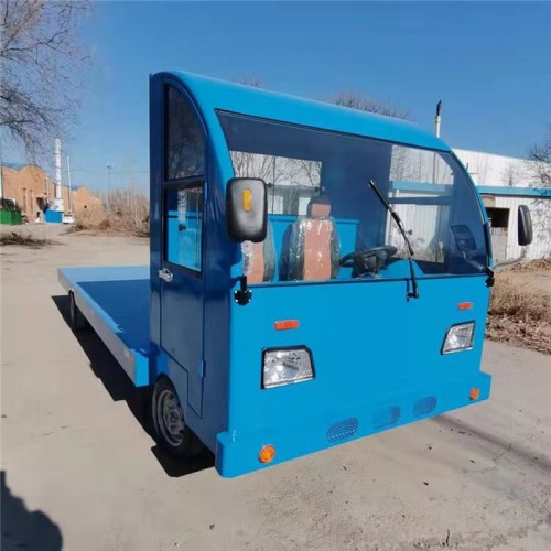 工業(yè)電動平板車  工地平板搬運(yùn)車  工地倉庫拉貨電瓶車