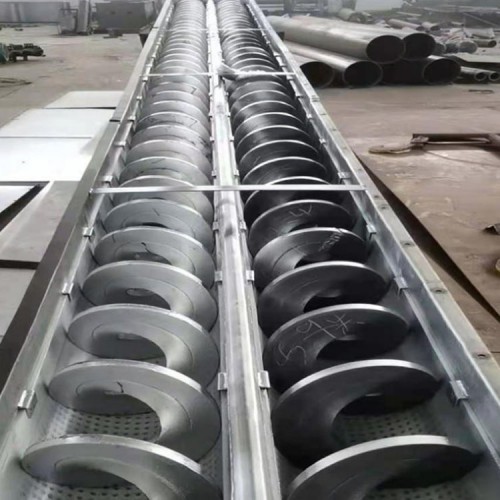 螺旋輸送機廠家定制污泥無軸螺旋輸送機管式螺旋輸送機