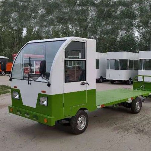 電動平板工具車  工業電動周轉車  新能源電動搬運車