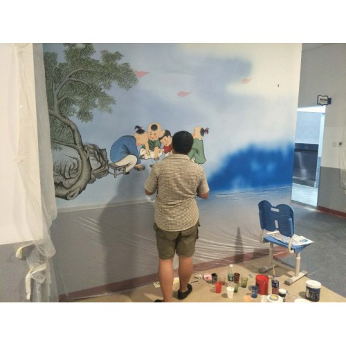 古建彩繪 古建彩繪設計 文藝古建彩繪設計