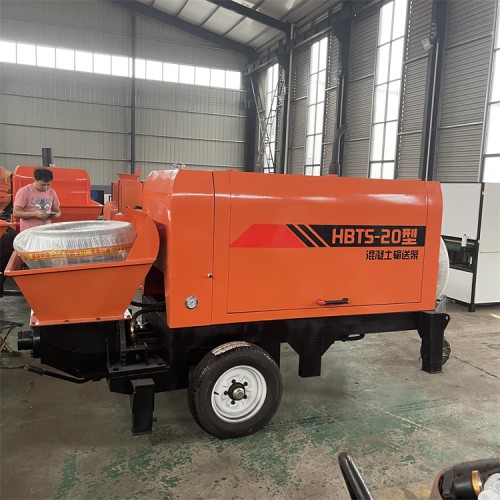 細石二次構(gòu)造柱地泵 大顆粒混凝土輸送泵