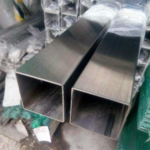 304不銹鋼方管廠家80-150 316L無縫方通拉絲鍍色