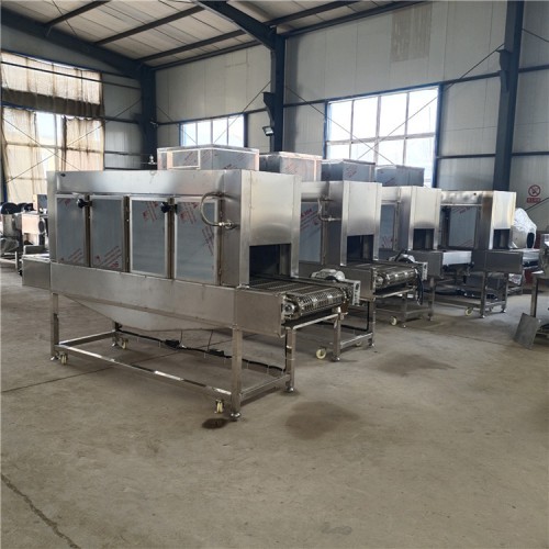 臘肉燒皮機  豬肉燒皮機 連續式燒皮機  義康制造