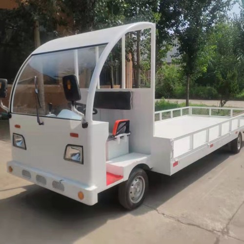 工廠搬運(yùn)車  工業(yè)電動(dòng)平板車  廠區(qū)轉(zhuǎn)運(yùn)車