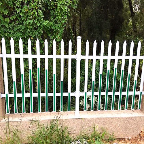 圍墻社區護欄塑鋼圍欄PVC防護欄桿