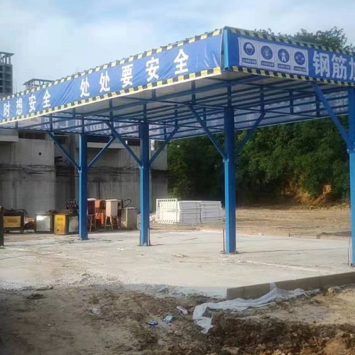 鋼筋棚 建筑施工防護(hù)棚 安全防護(hù)棚