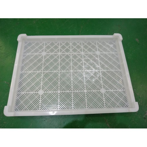 冷凍盤加厚大號長方形塑料方盤養殖冷凍淺盤