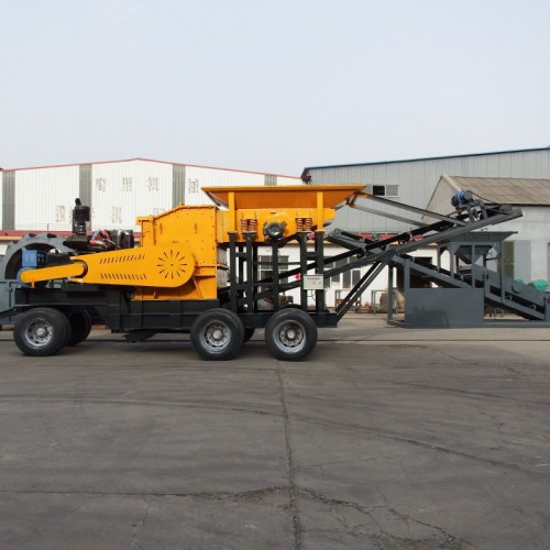 移動式破碎機 石料破碎機 移動鄂式碎石機