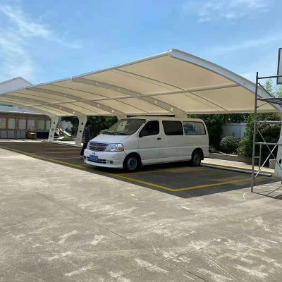 停車棚 膜結(jié)構(gòu)車棚