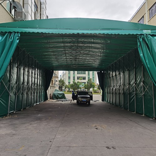 物流伸縮雨篷 大型物流伸縮雨篷