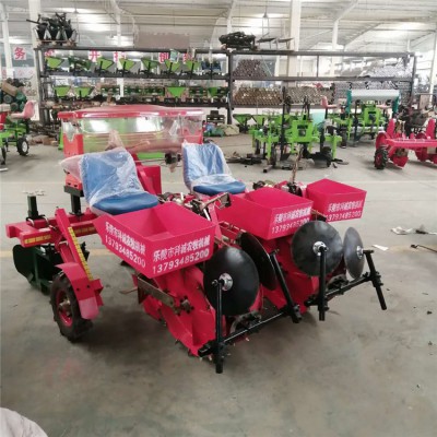 菊花栽植機 兩行中草藥移栽機 丹參種植機