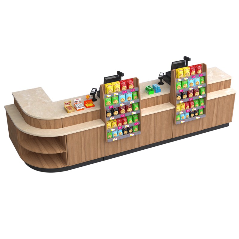 木質收銀臺11