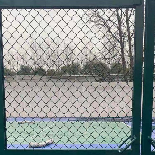 運動場防護網 PVC包塑勾花網