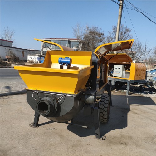 混凝土地泵 農村修建房輸送混凝土泵車 小型地泵車