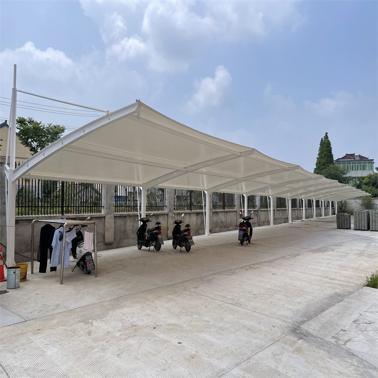 膜結構停車棚 (6)