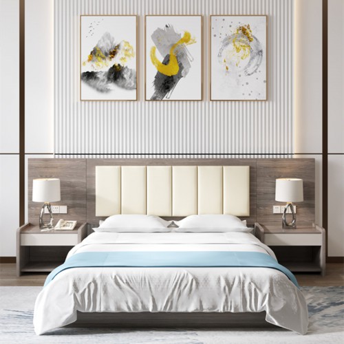 酒店家具 酒店家具定制優質板式床 賓館公寓標間床