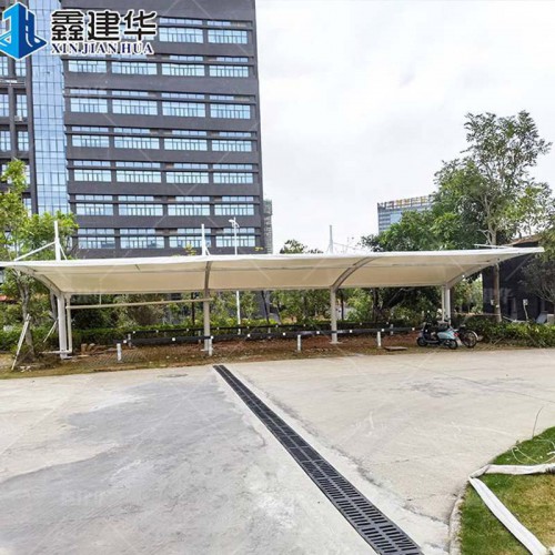 膜結(jié)構(gòu)雨棚 倉庫遮陽篷 雙邊電動(dòng)雨棚