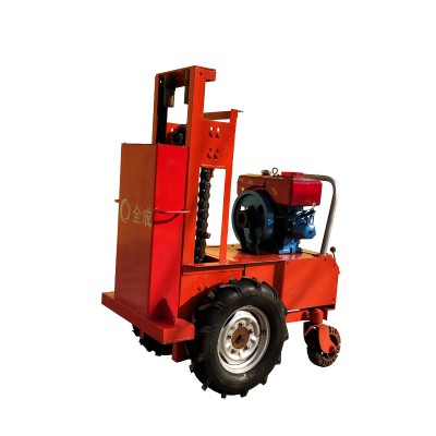 自行走鏈式夯土機 自走式輪胎打夯機 路面柴油鏈夯機