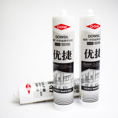 道康寧優捷中性硅酮密封膠建筑門窗正品陶熙玻璃膠透明、黑色