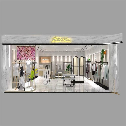 國方木業(yè) 女裝展柜 商場(chǎng)服裝展示柜