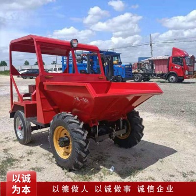 鐵蓬柴油翻斗車 18馬力載重2噸四輪蹦蹦車 廠家直銷