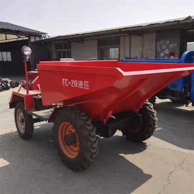 建筑工地柴油翻斗車 農用翻斗車 工地一噸翻發貨快