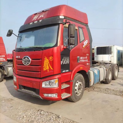 19年10月二手解放J6P牽引車(chē)頭 420馬力國(guó)五