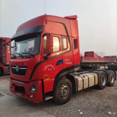 20年12月二手東風(fēng)天龍KL牽引車 國五雙驅(qū)輕量化