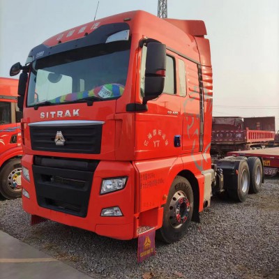 20年4月二手重汽汕德卡牽引車頭 國五排放 二手牽引車