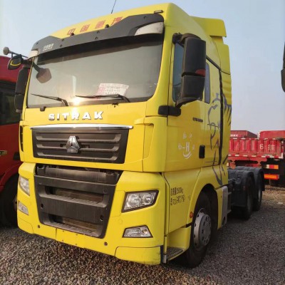 19年3月重汽汕德卡C7二手牽引車頭 國五排放 二手牽引車