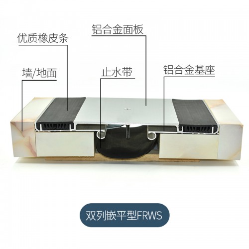 雙列嵌平型變形縫