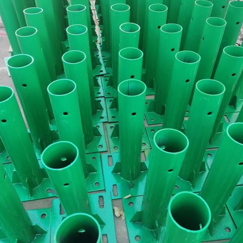 防撞立柱 熱鍍鋅法蘭立柱 護欄立柱