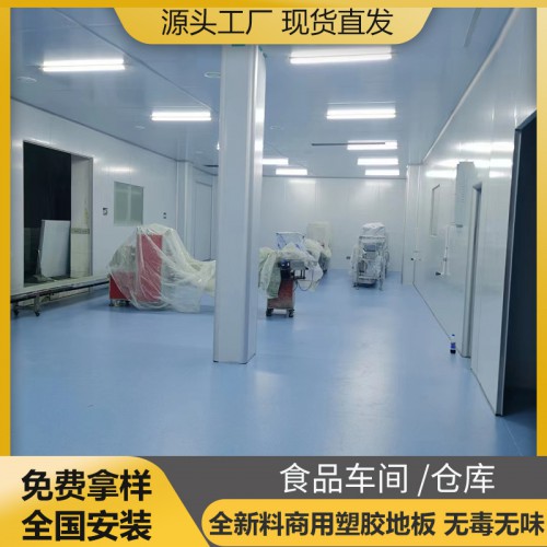 食品車間 凈化室 無塵室 實(shí)驗(yàn)室 倉庫 pvc塑膠地板 地膠