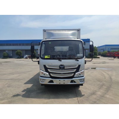 福田歐馬可排半藍(lán)牌冷藏車(chē)