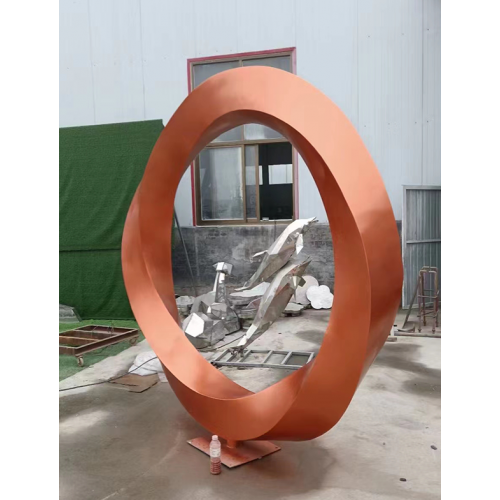 不銹鋼莫比烏斯環雕塑