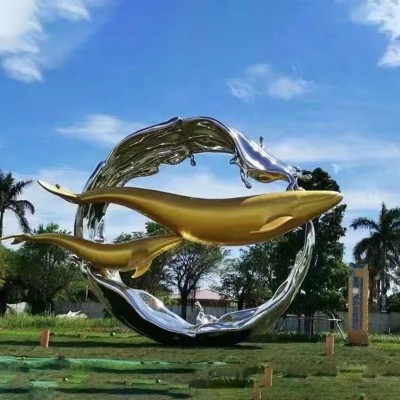 不銹鋼廣場雕塑