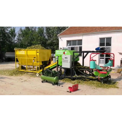 大型全自動打捆包膜機 秸稈牧草飼料青儲打包機