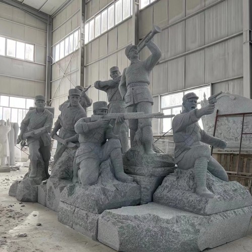 文體建設(shè)廣場石雕