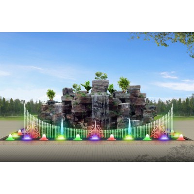 假山噴泉  音樂噴泉設(shè)備廠家