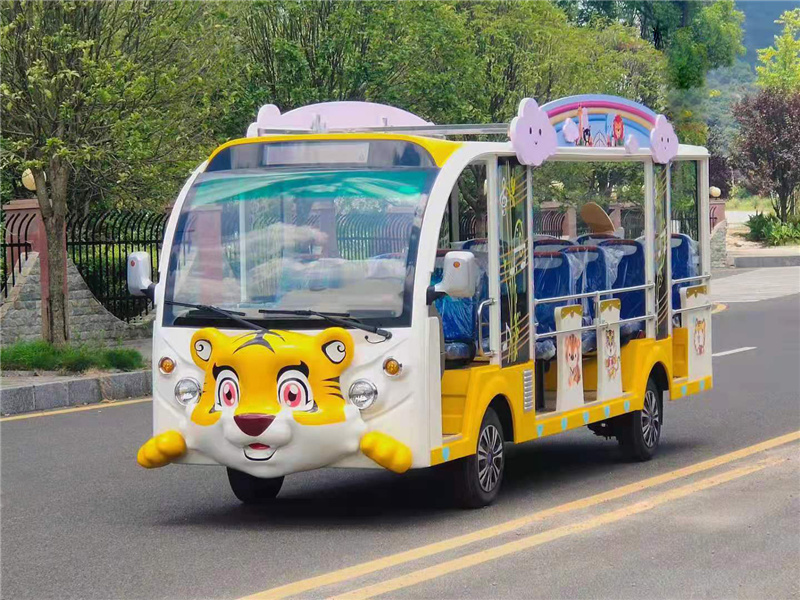 4校園工廠接待電動觀光車